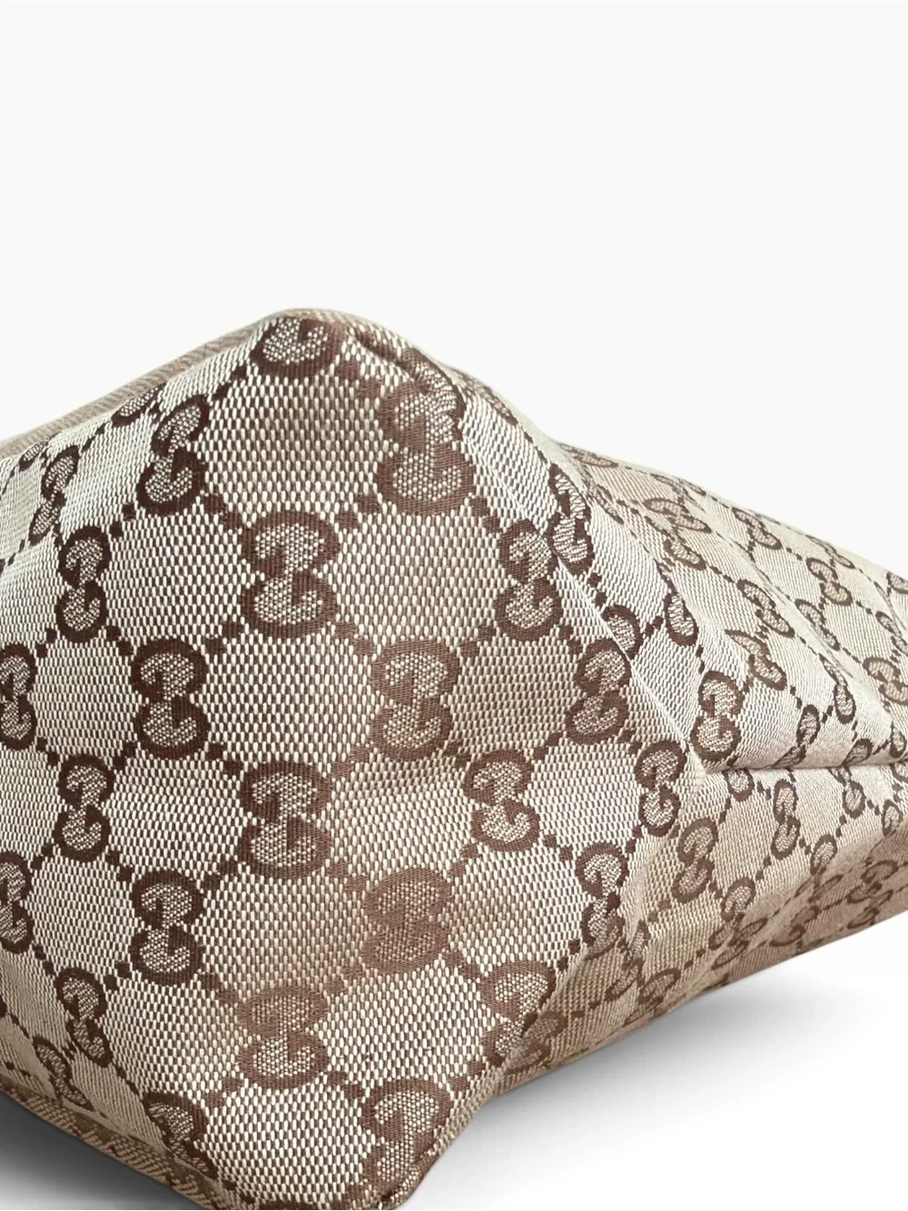 Gucci Large GG Canvas Horsebit Hobo Bag Tom Ford Era Y2K + Dust Bag vintage